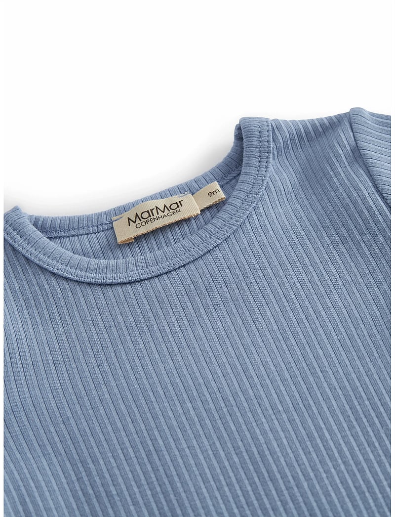 MarMar Copenhagen - Plain Body SS - lühikeste varrukatega - blue iris - 3