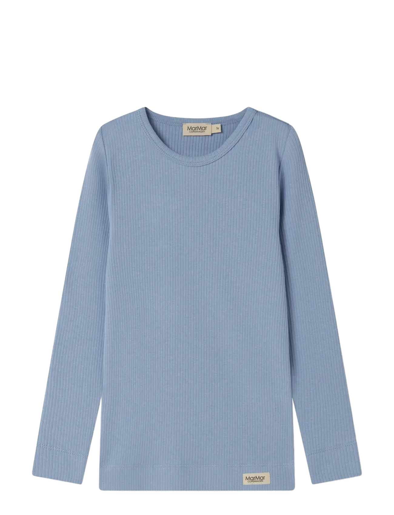 Plain Tee LS - BLUE IRIS