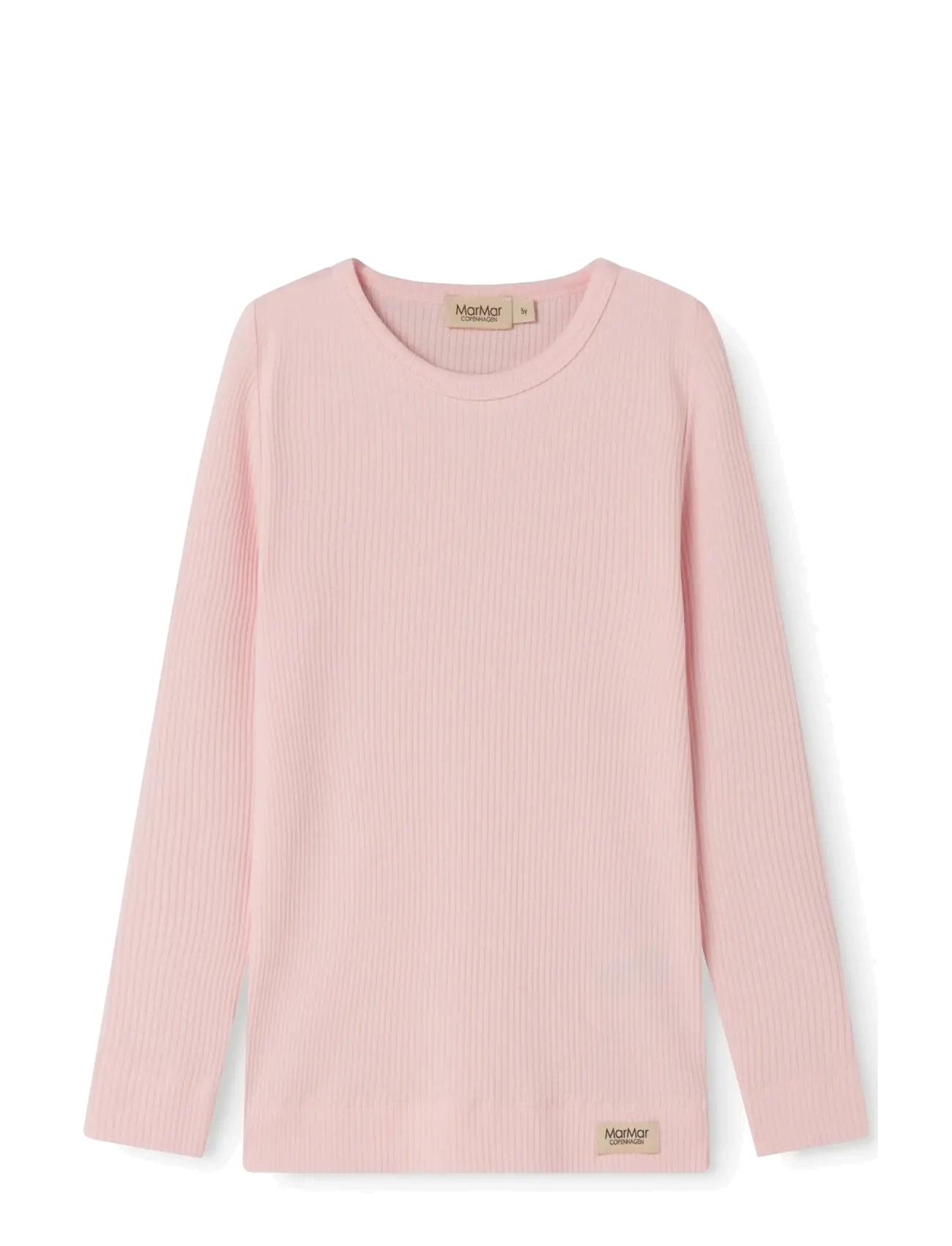 MarMar Copenhagen Plain Tee Ls, 110, T-shirts, Rosa - Long-sleeved Kinder