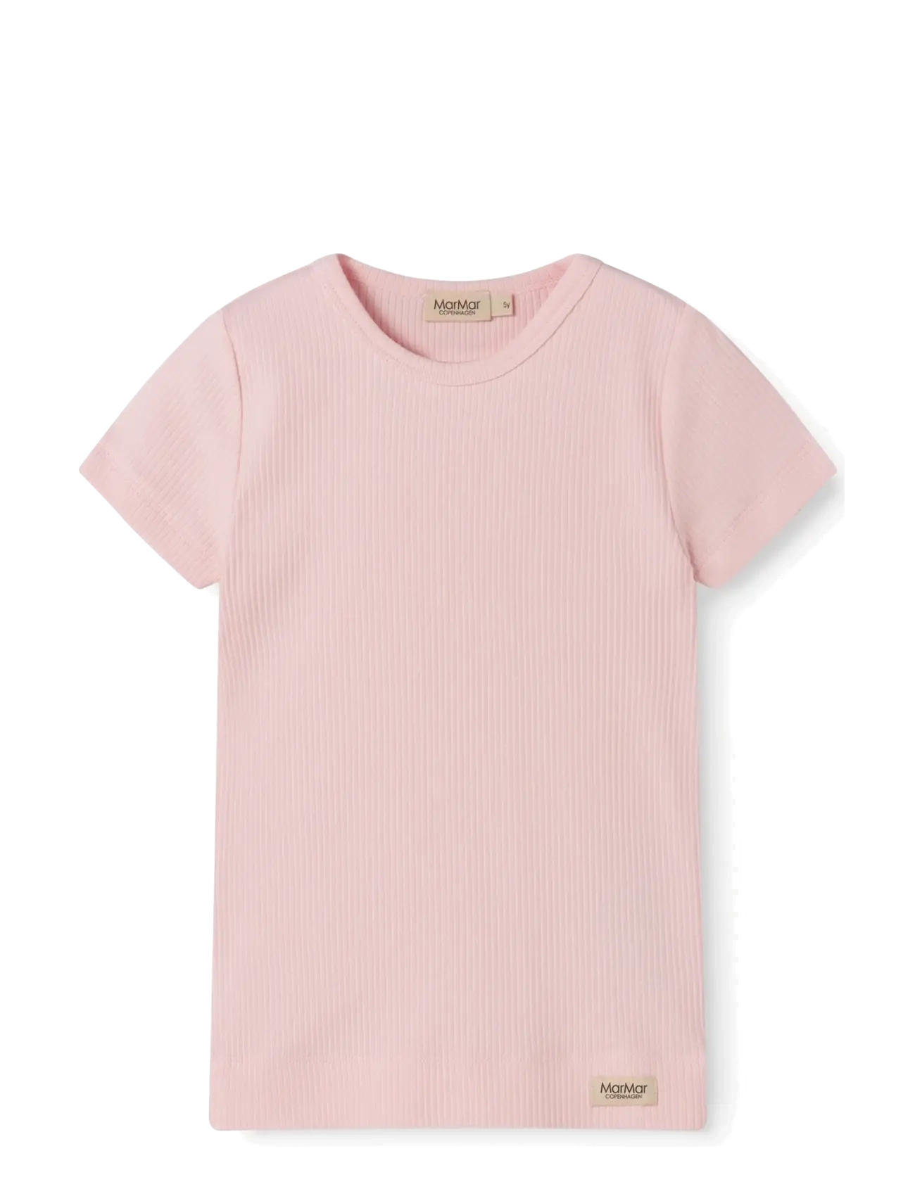MarMar Copenhagen Plain Tee Ss, 110, T-shirts, Rosa - Short-sleeved, Kinder