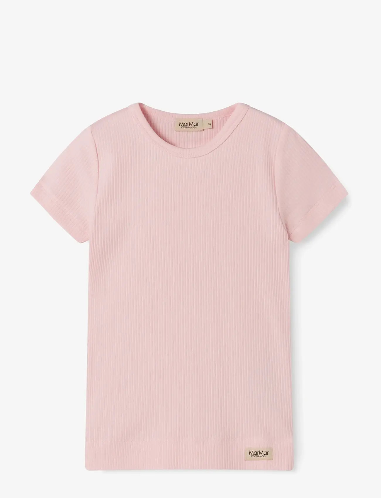 MarMar Copenhagen - Plain Tee SS - kortærmede t-shirts - rose touch - 0