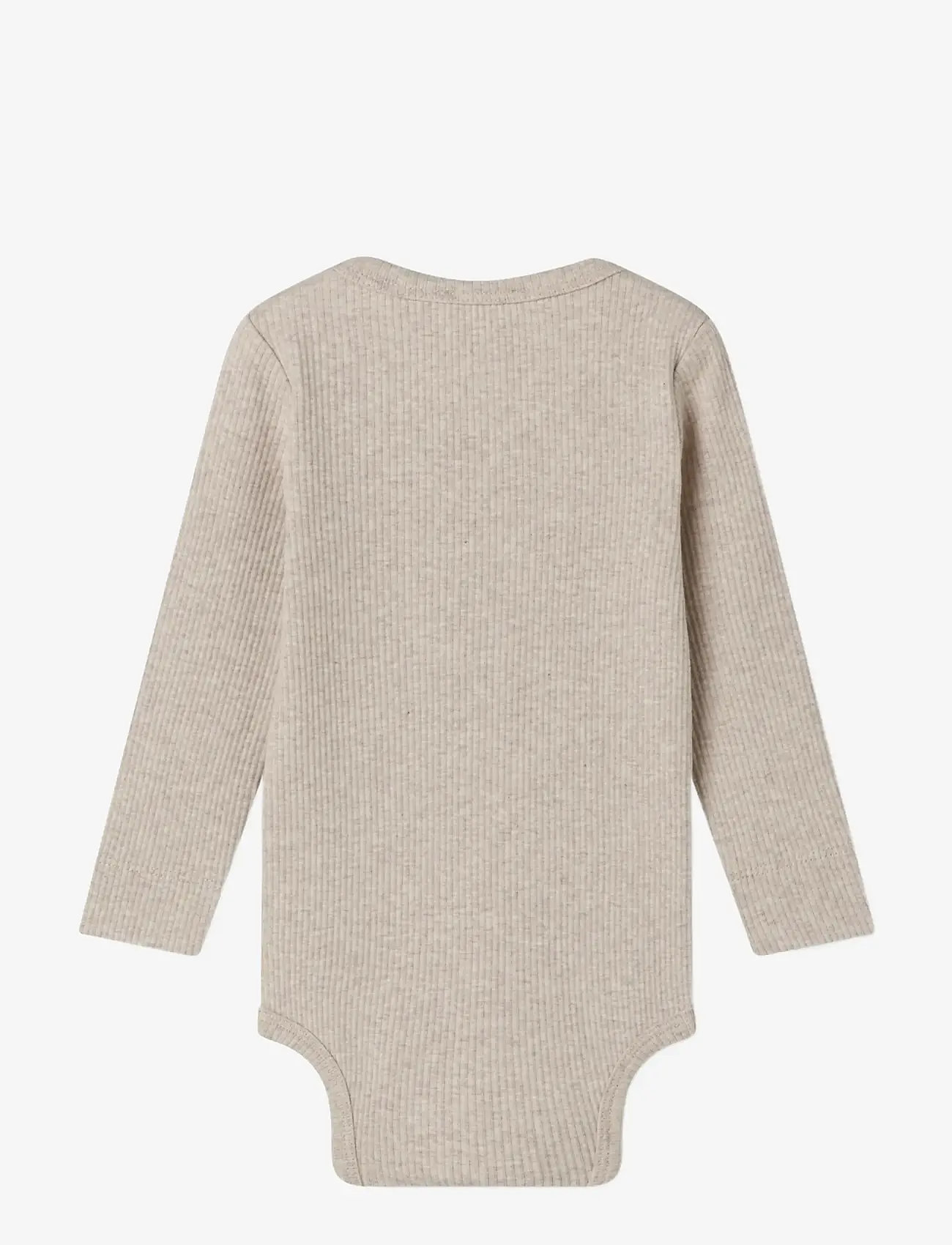 MarMar Copenhagen - Plain Body LS - langærmede - light beige mel. - 2