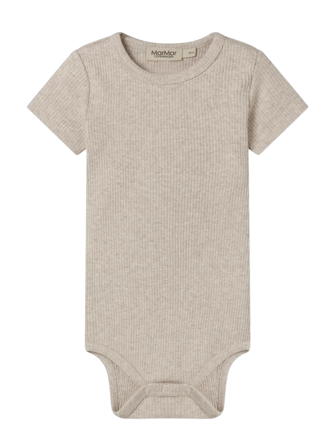 MarMar Copenhagen Plain Body SS - Kortærmede - LIGHT BEIGE MEL. / beige