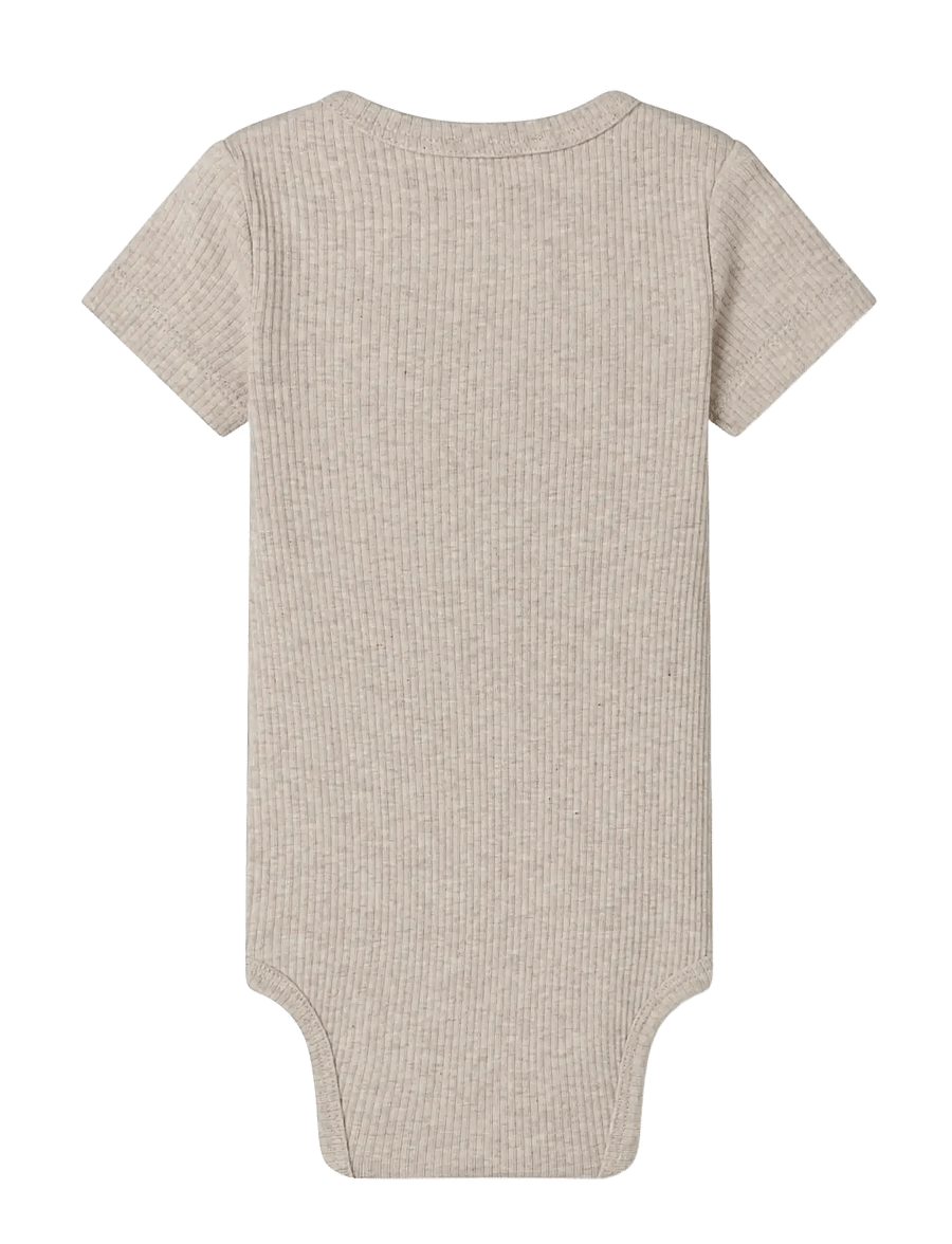 MarMar Copenhagen - Plain Body SS - short-sleeved - light beige mel. - 1