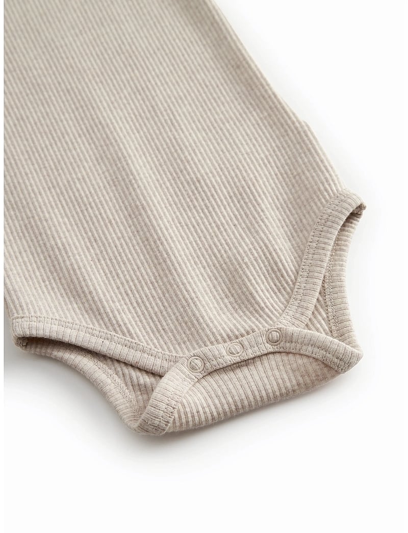 MarMar Copenhagen - Plain Body SS - kortærmede - light beige mel. - 3