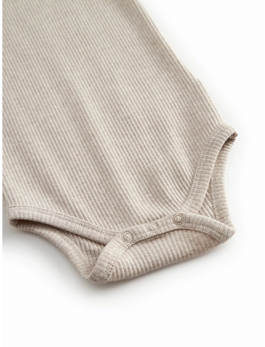 MarMar Copenhagen - Plain Body SS - short-sleeved - light beige mel. - 3