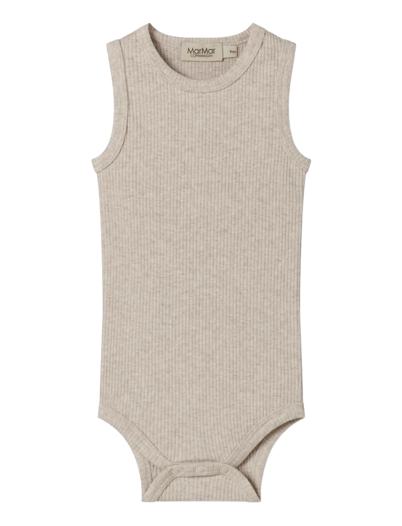 MarMar Copenhagen Body Sleeveless, Børn, Ærmeløs Body, Beige, Str: 68