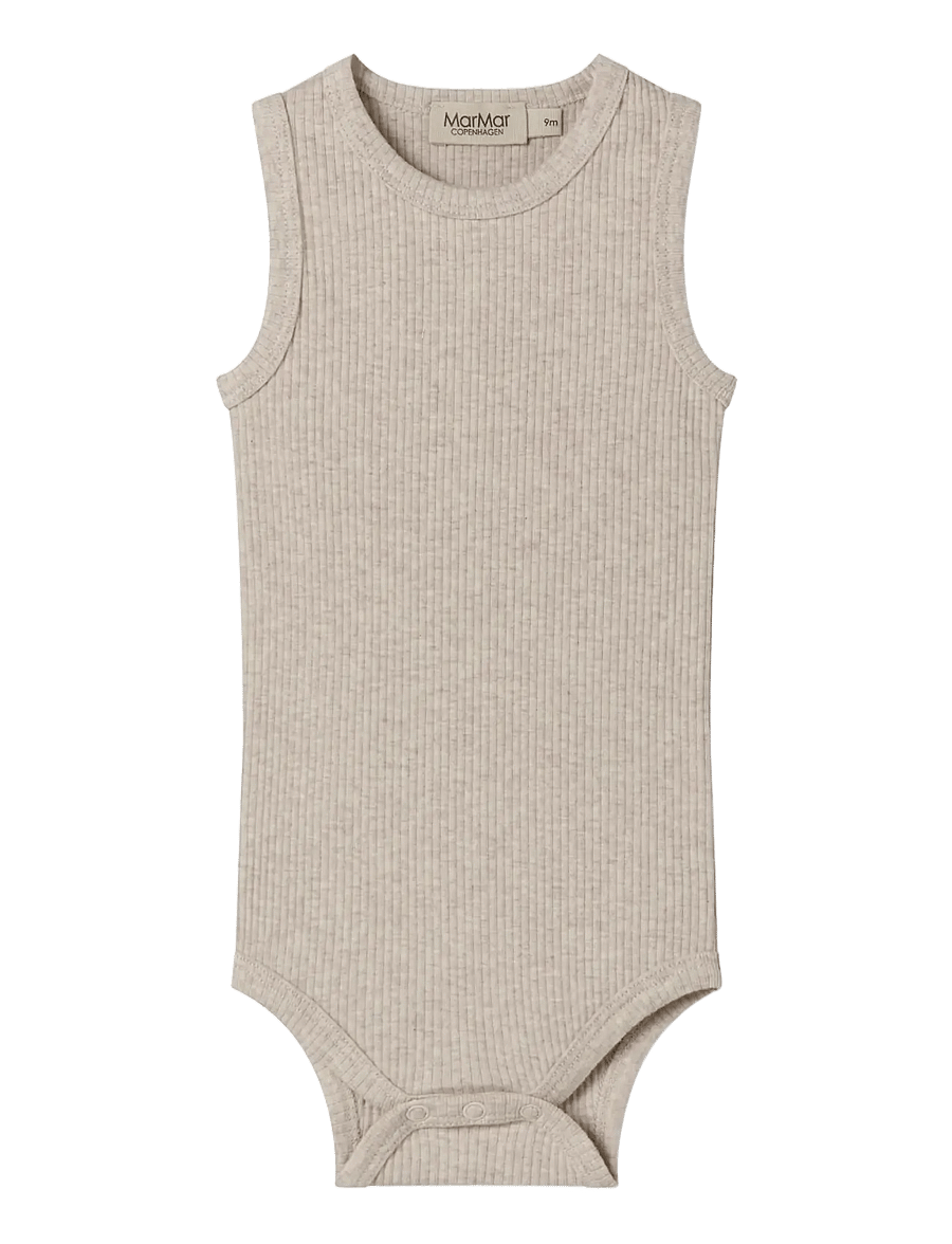 MarMar Copenhagen - Body Sleeveless - heilgalli - light beige mel. - 0
