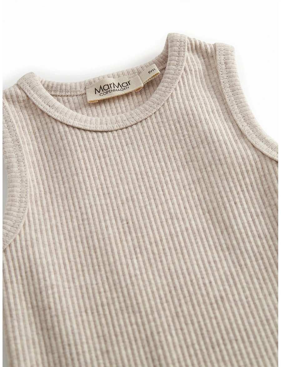 MarMar Copenhagen - Body Sleeveless - heilgalli - light beige mel. - 2
