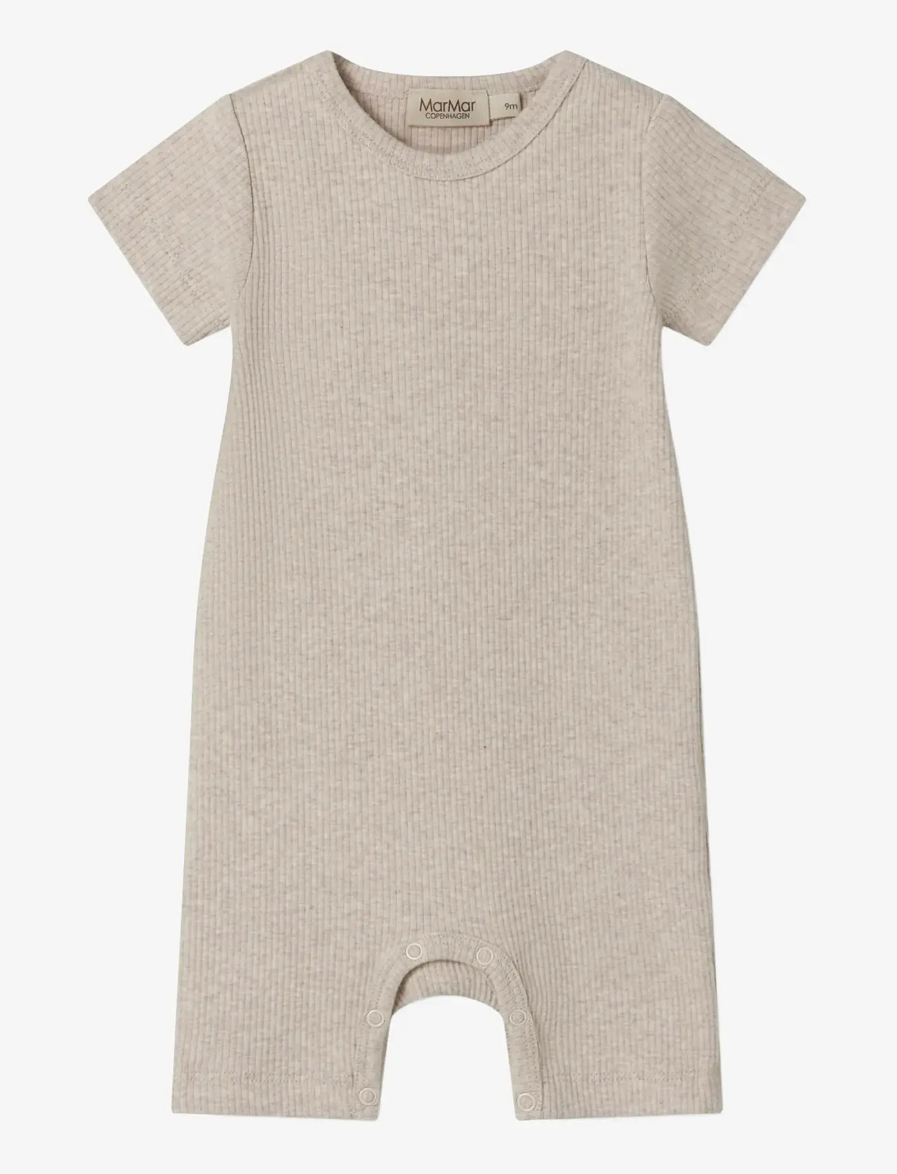 MarMar Copenhagen - Summer Rompy - kortærmede - light beige mel. - 0