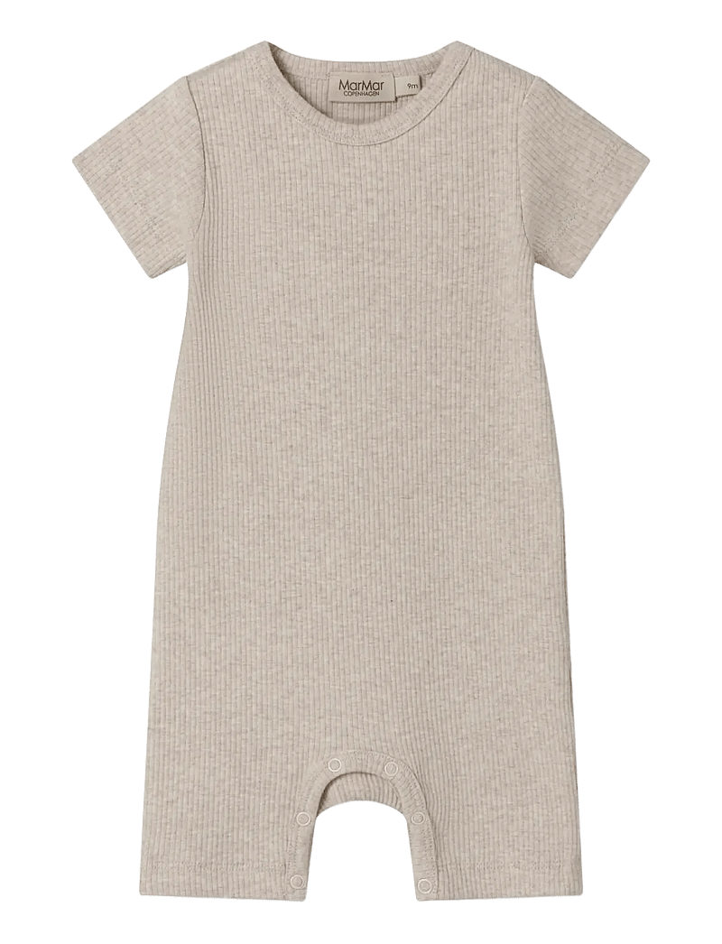 MarMar Copenhagen - Summer Rompy - kortærmede - light beige mel. - 0