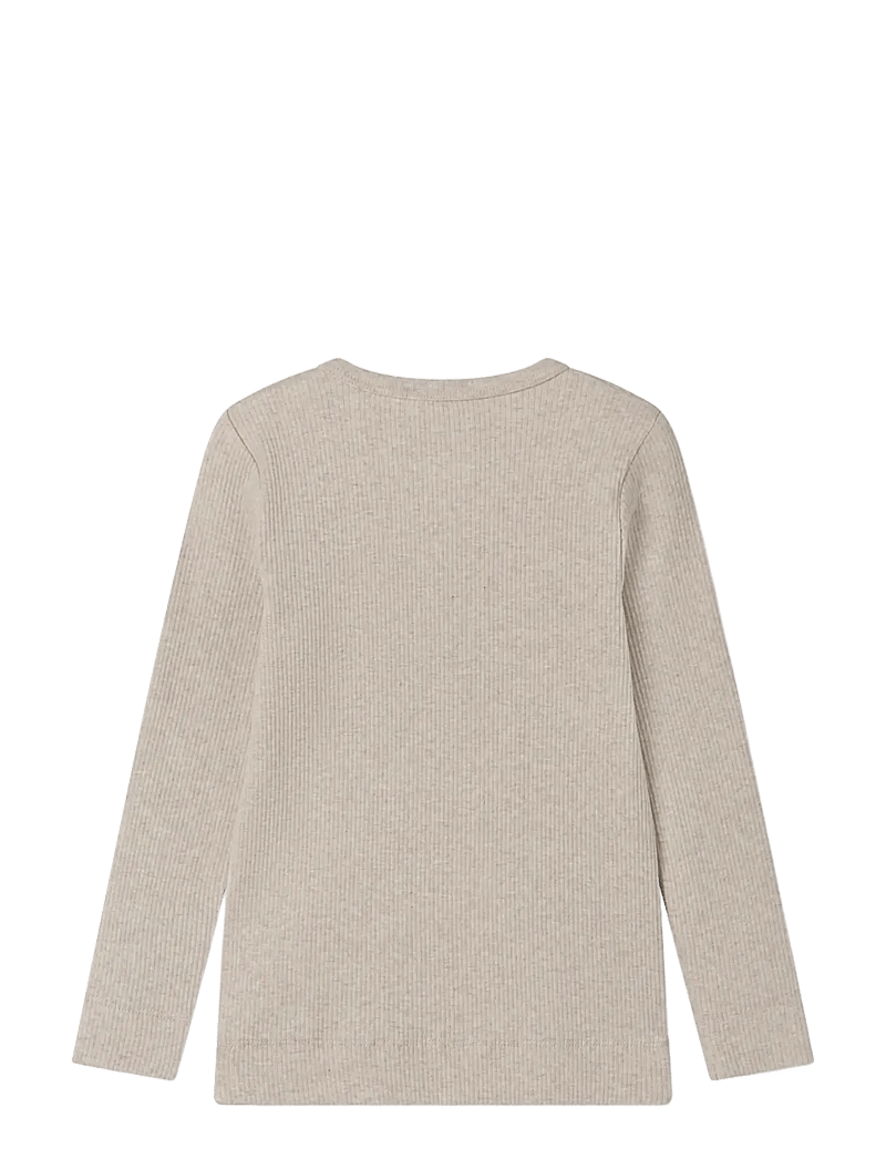 MarMar Copenhagen - Tee LS - langærmede - light beige mel. - 1