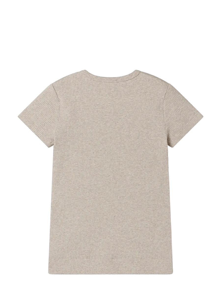 MarMar Copenhagen - Tee SS - short-sleeved - light beige mel. - 2