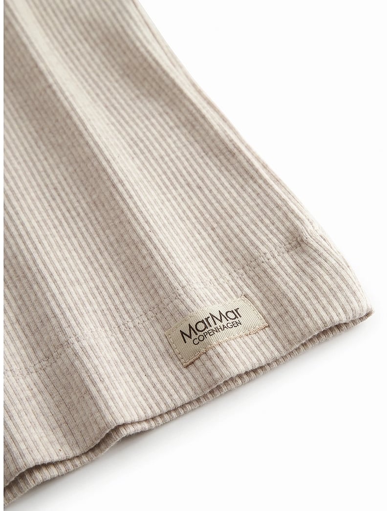 MarMar Copenhagen - Plain Tee LS - langærmede - light beige mel. - 3