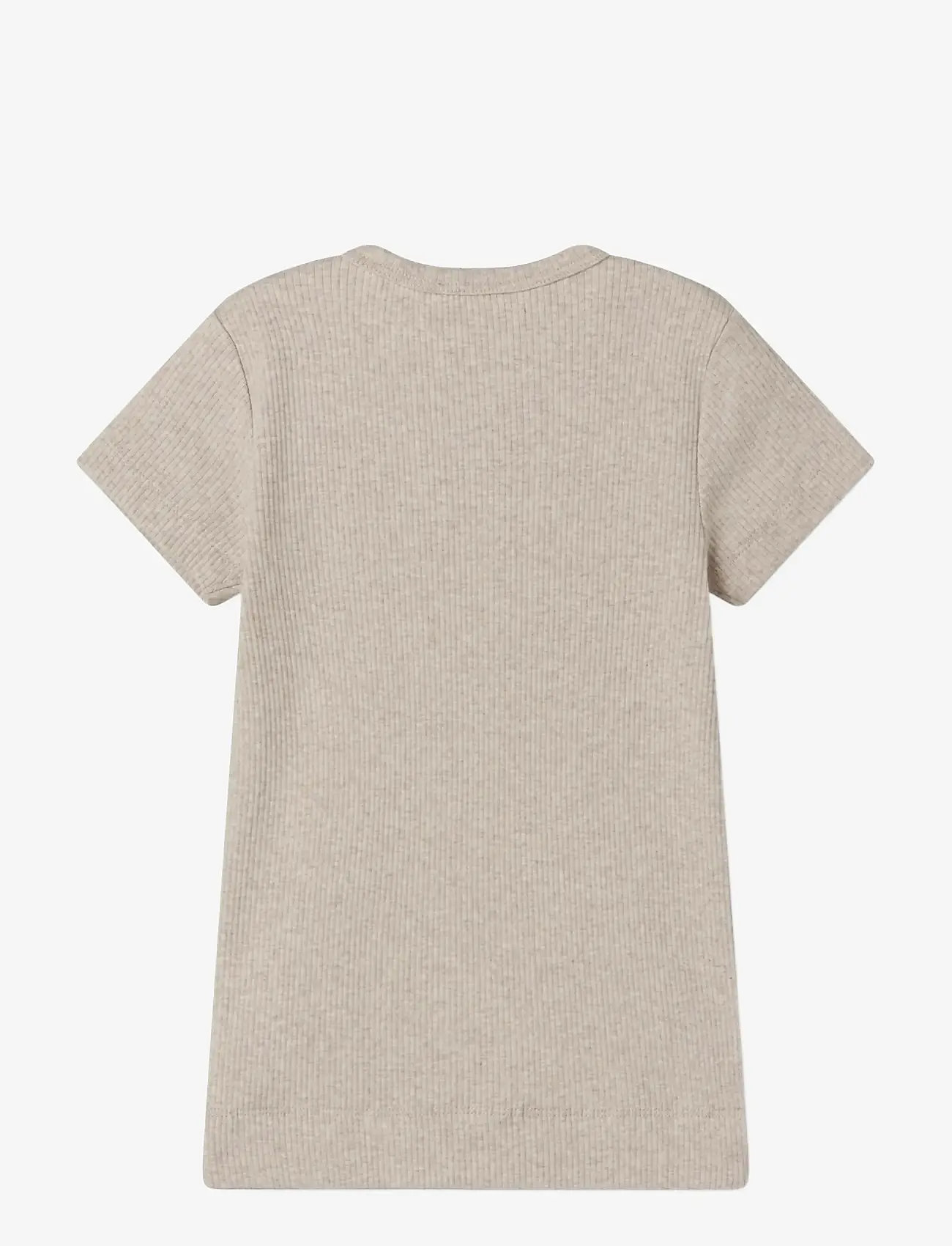 MarMar Copenhagen - Plain Tee SS - kortærmede - light beige mel. - 1