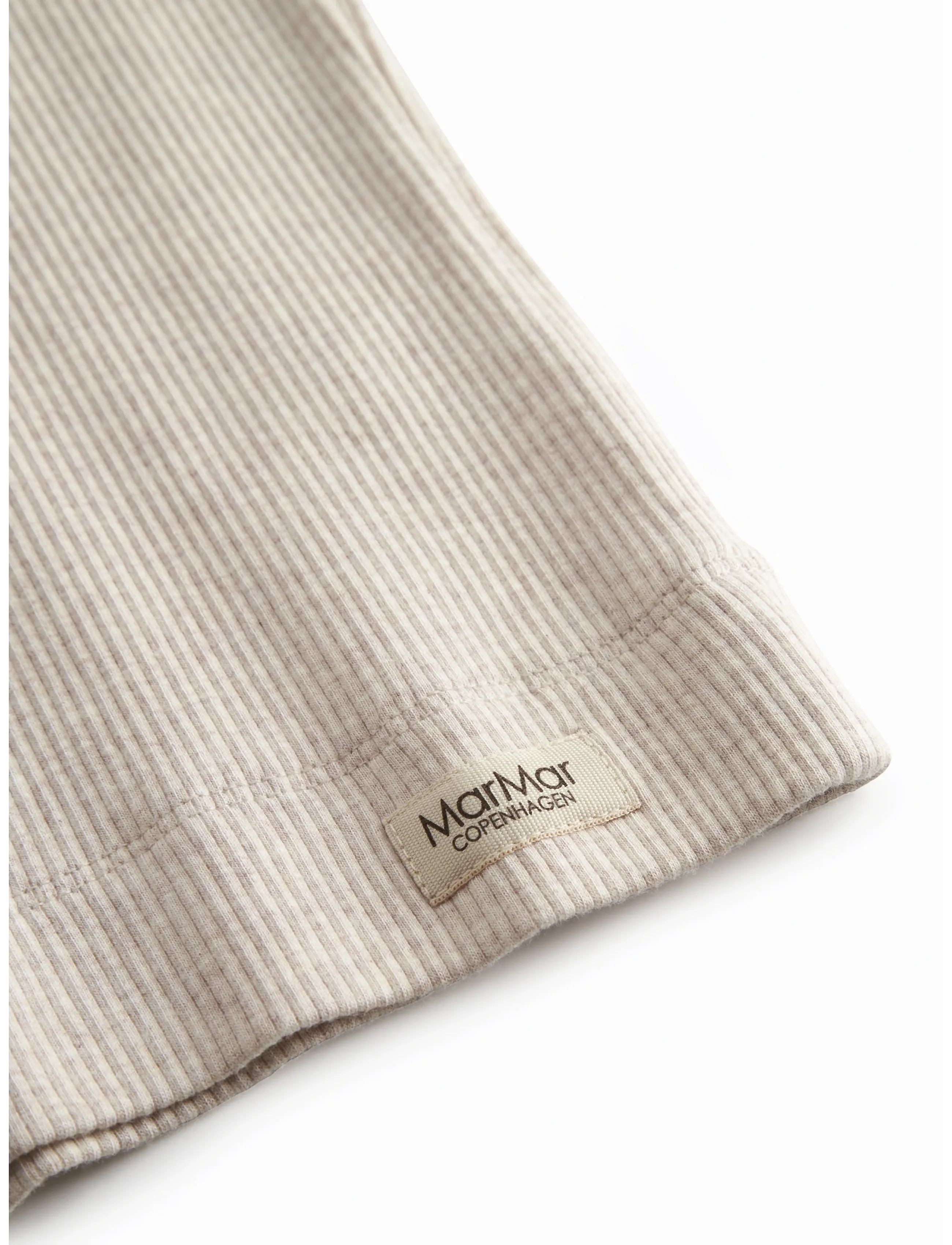 MarMar Copenhagen - Plain Tee SS - short-sleeved - light beige mel. - 3