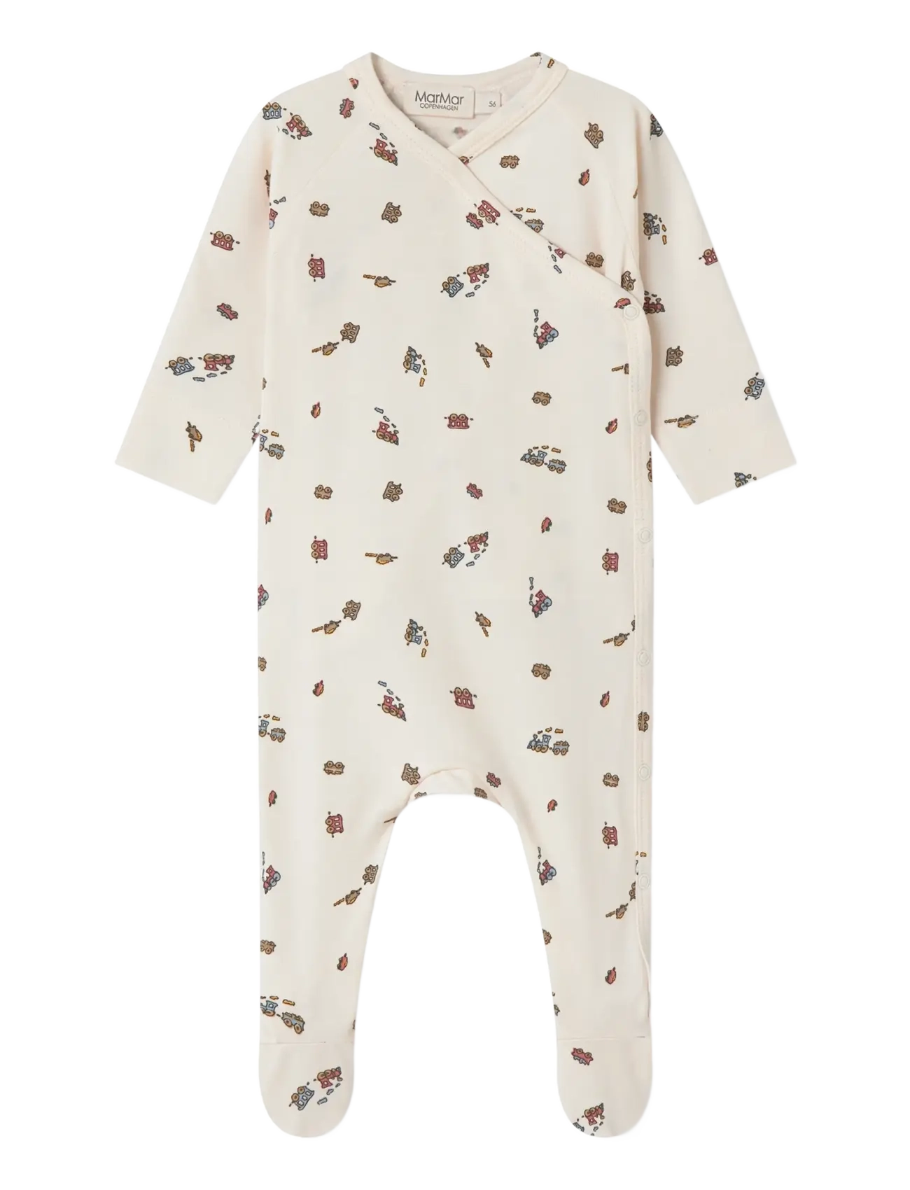 MarMar Copenhagen Rubello - Långärmade bodysuits - TRAINS / cream