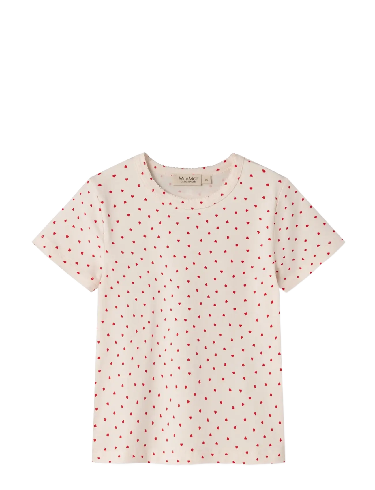 MarMar Copenhagen Tago - Riided - HAPPY HEARTS / cream