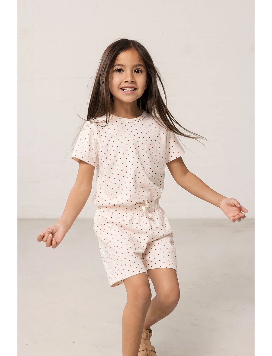 MarMar Copenhagen - Tago - short-sleeved - happy hearts - 0
