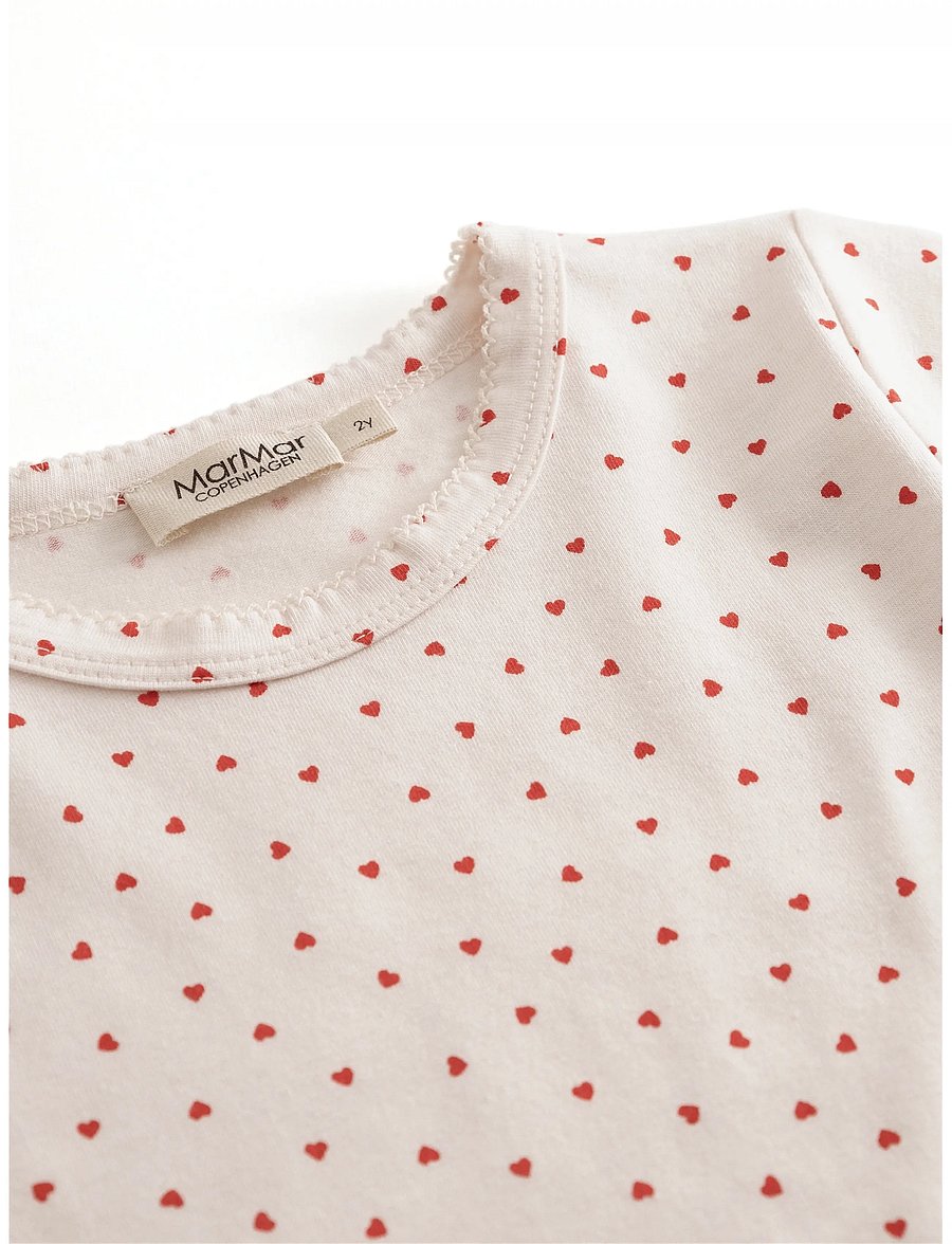 MarMar Copenhagen - Tago - short-sleeved - happy hearts - 3