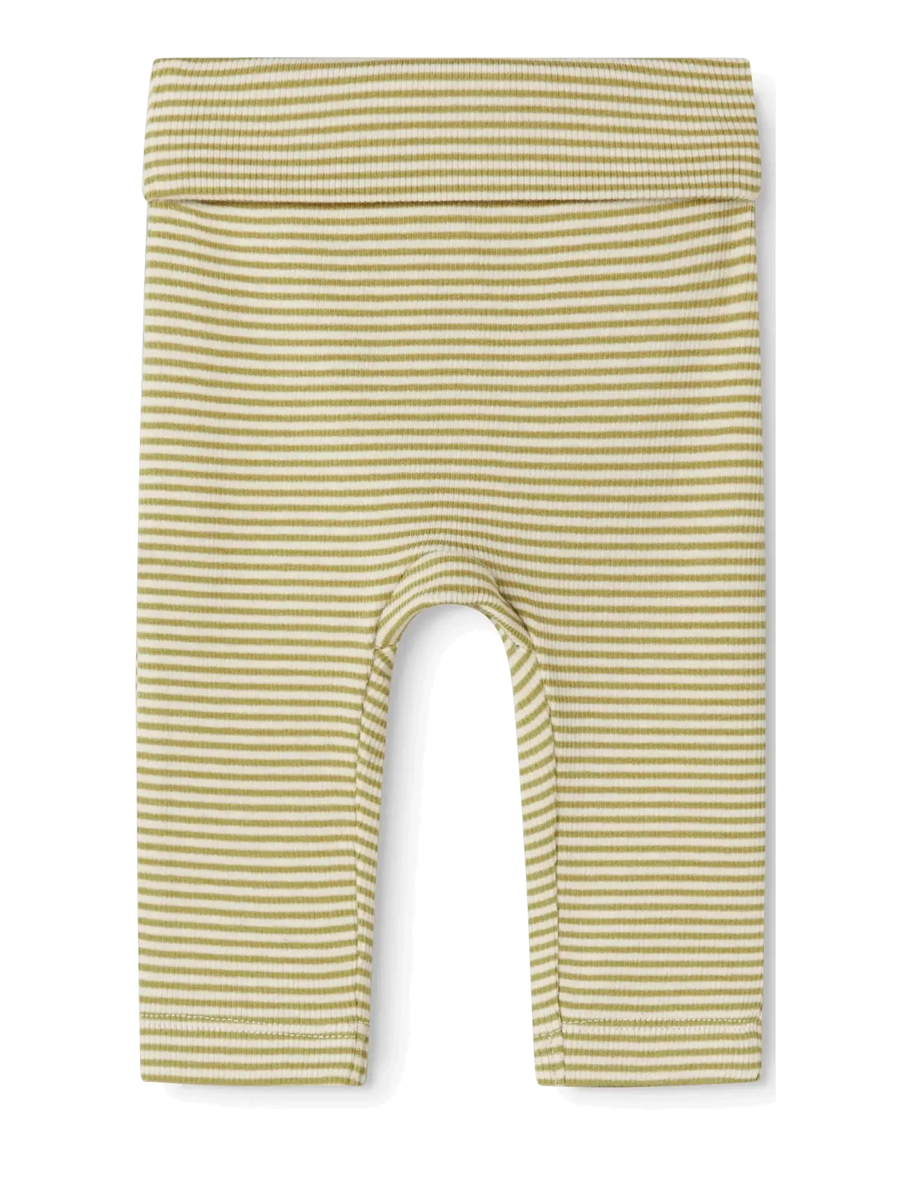 MarMar Copenhagen Piva - Leggings - OLIVE STRIPE / khaki/green