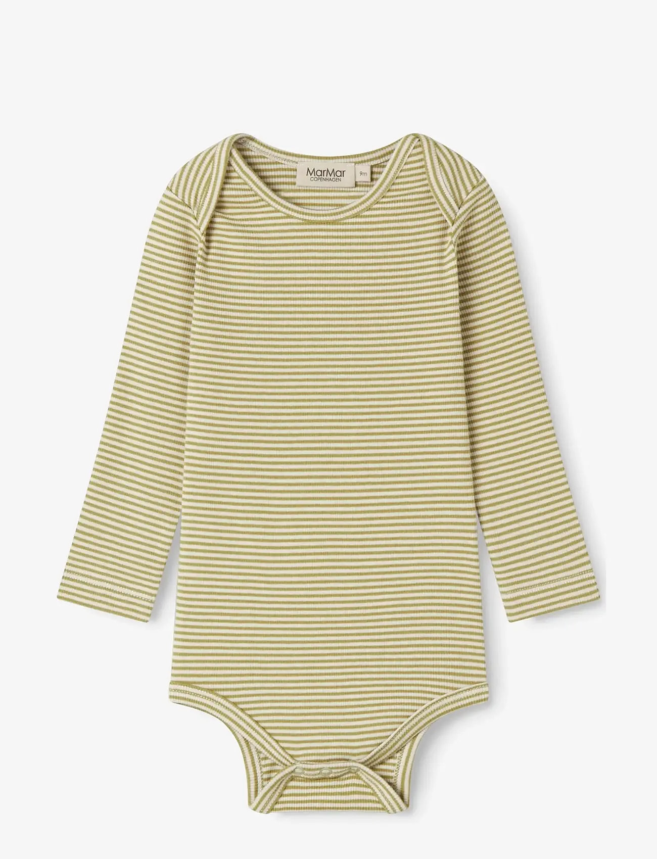 MarMar Copenhagen - Ben - langærmede - olive stripe - 1
