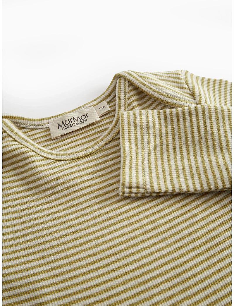 MarMar Copenhagen - Ben - langærmede - olive stripe - 4