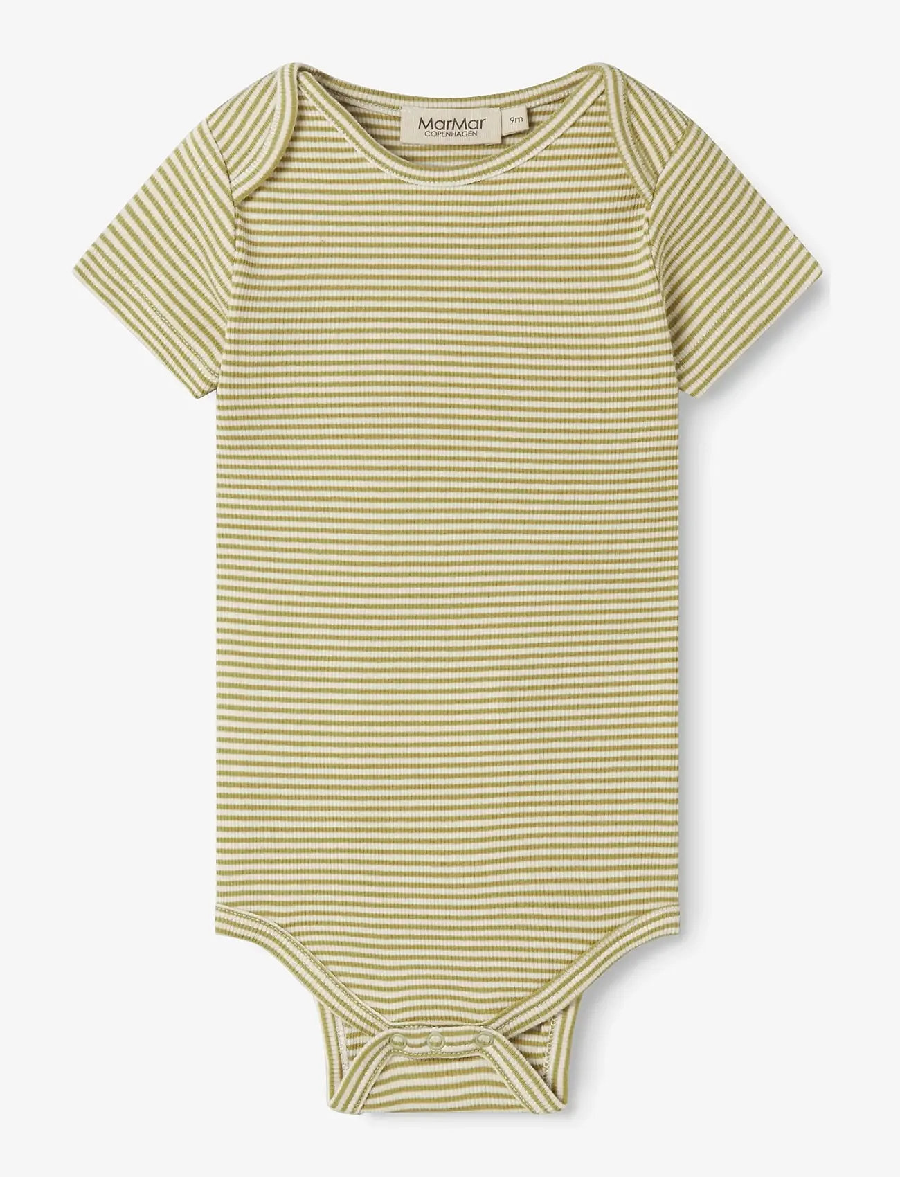 MarMar Copenhagen - Ben SS - kortærmede - olive stripe - 0