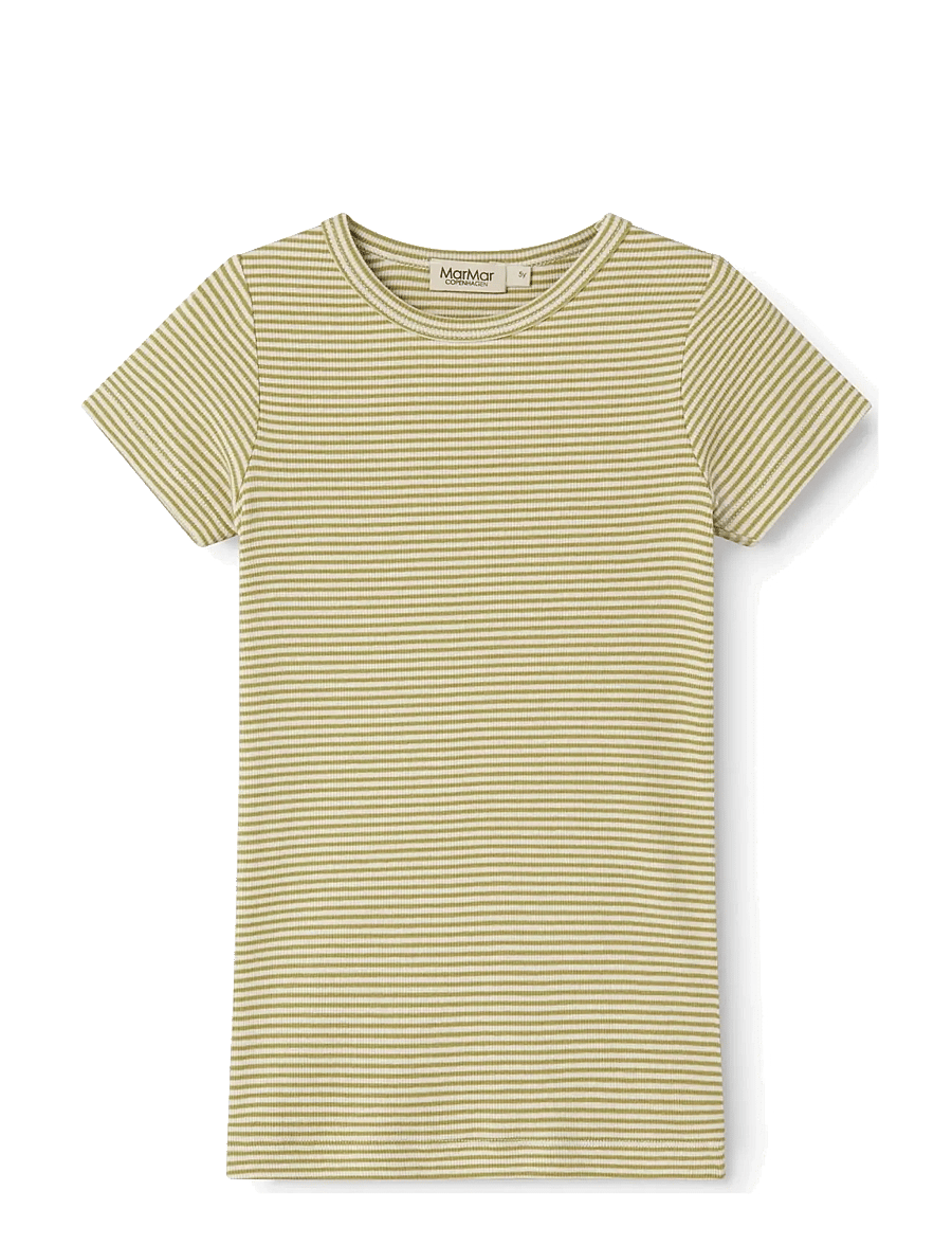 MarMar Copenhagen - Tago - t-shirts - olive stripe - 0