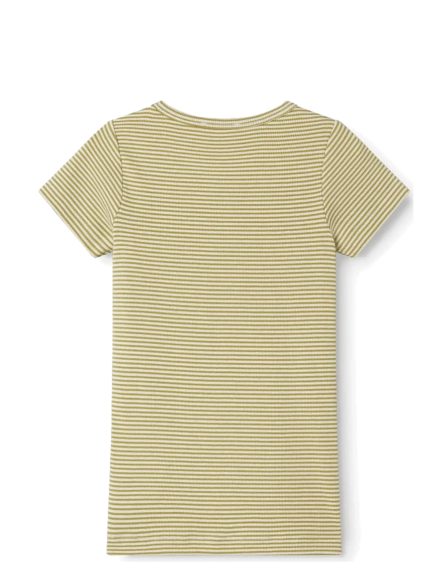 MarMar Copenhagen - Tago - t-shirts - olive stripe - 1