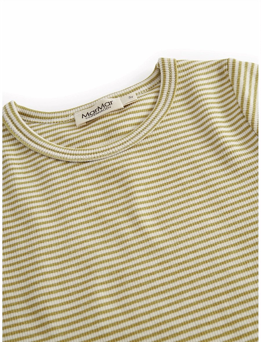 MarMar Copenhagen - Tago - t-shirts - olive stripe - 2