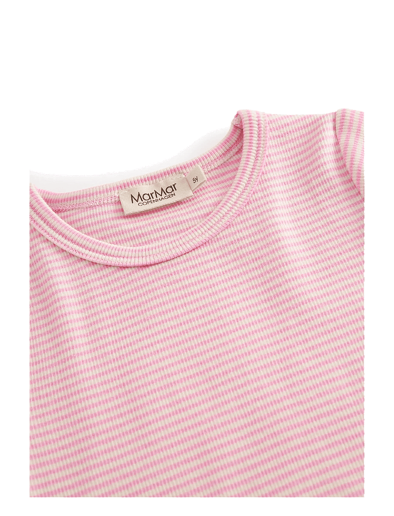 MarMar Copenhagen - Tago - lühikeste varrukatega - pink stripe - 2