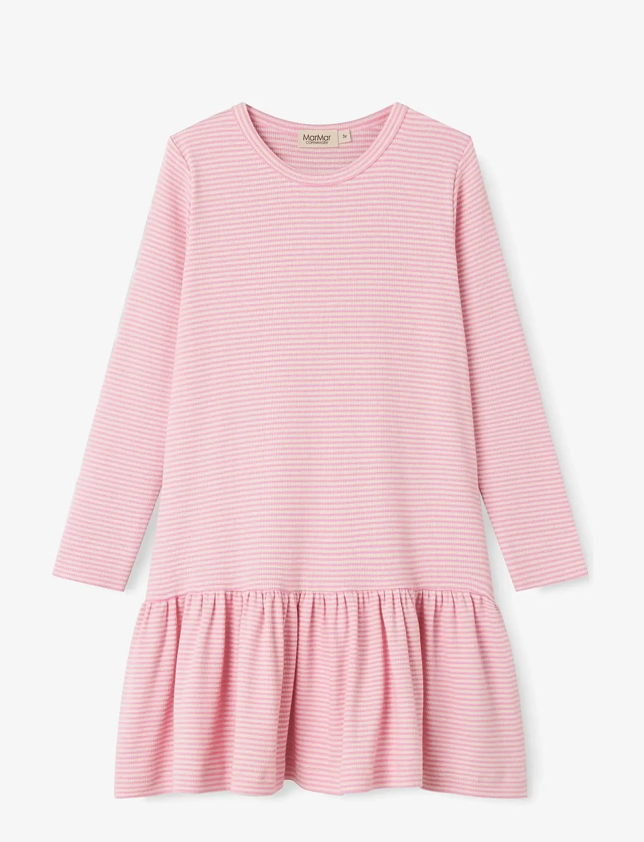 MarMar Copenhagen - Diro - pikkade varrukatega vabaaja kleidid - pink stripe - 0