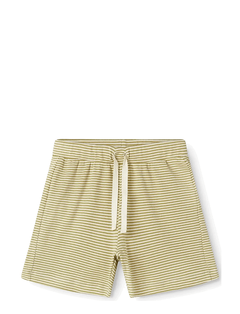 MarMar Copenhagen - Paulo - casual shorts - olive stripe - 0