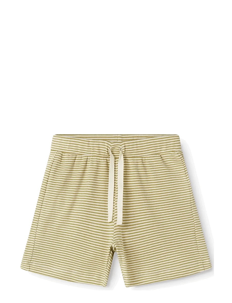 MarMar Copenhagen - Paulo - shorts casual - olive stripe - 0