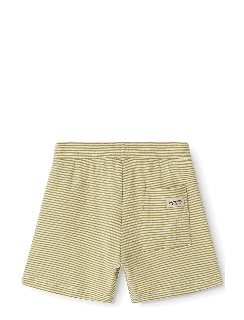 MarMar Copenhagen - Paulo - casual shorts - olive stripe - 1