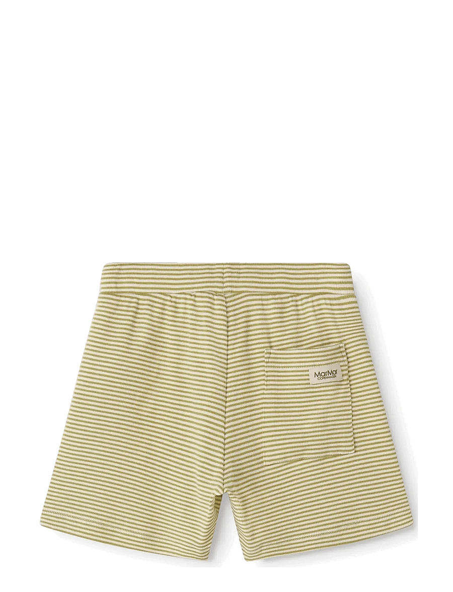 MarMar Copenhagen - Paulo - shorts casual - olive stripe - 1