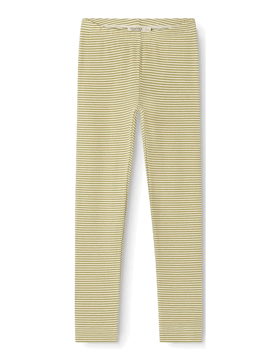 MarMar Copenhagen - Leg - leggings - olive stripe - 0