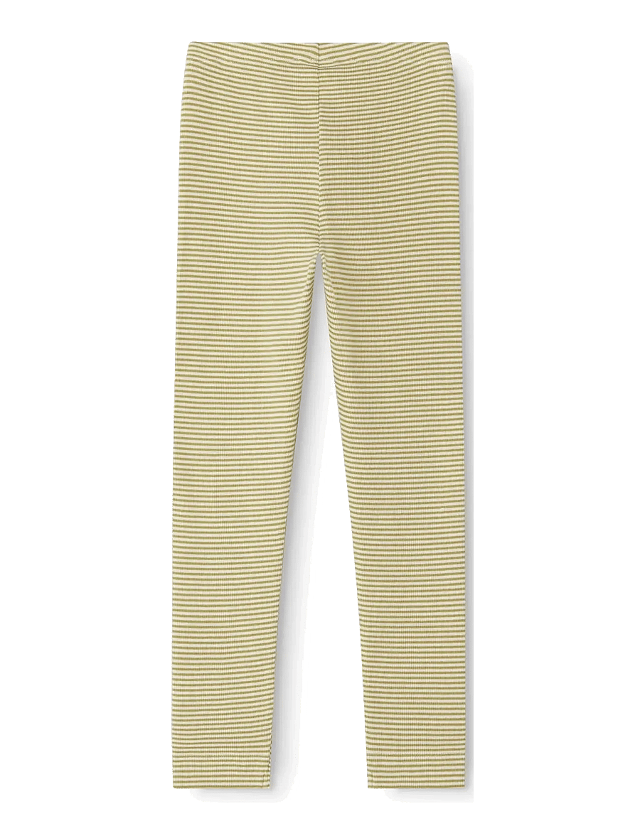 MarMar Copenhagen - Leg - leggings - olive stripe - 1