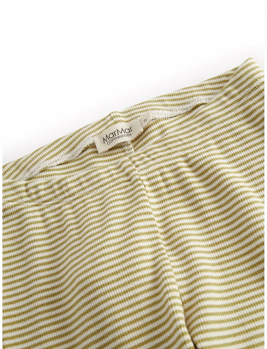 MarMar Copenhagen - Leg - leggings - olive stripe - 2