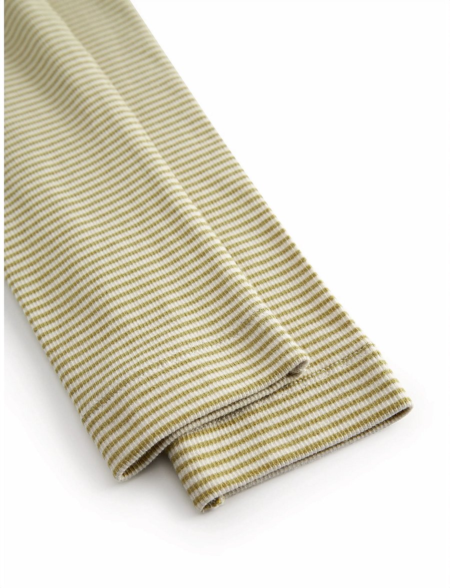 MarMar Copenhagen - Leg - leggings - olive stripe - 3