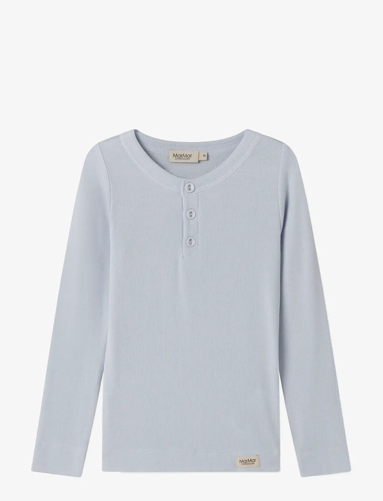 MarMar Copenhagen - Taio - langærmede t-shirts - blue mist - 1