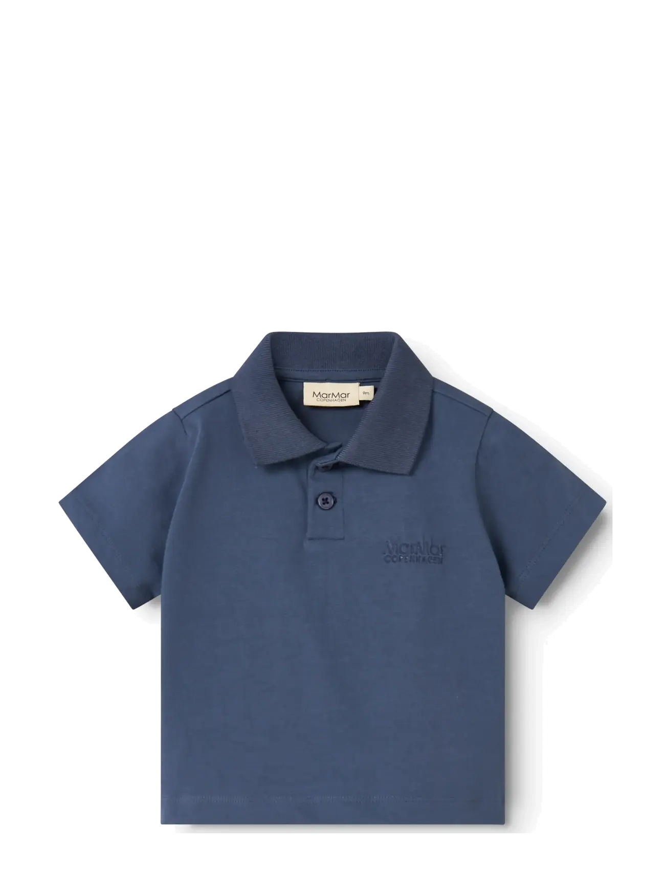 MarMar Copenhagen Tad Polo, Børn, Poloshirt, Blå, Str: 110