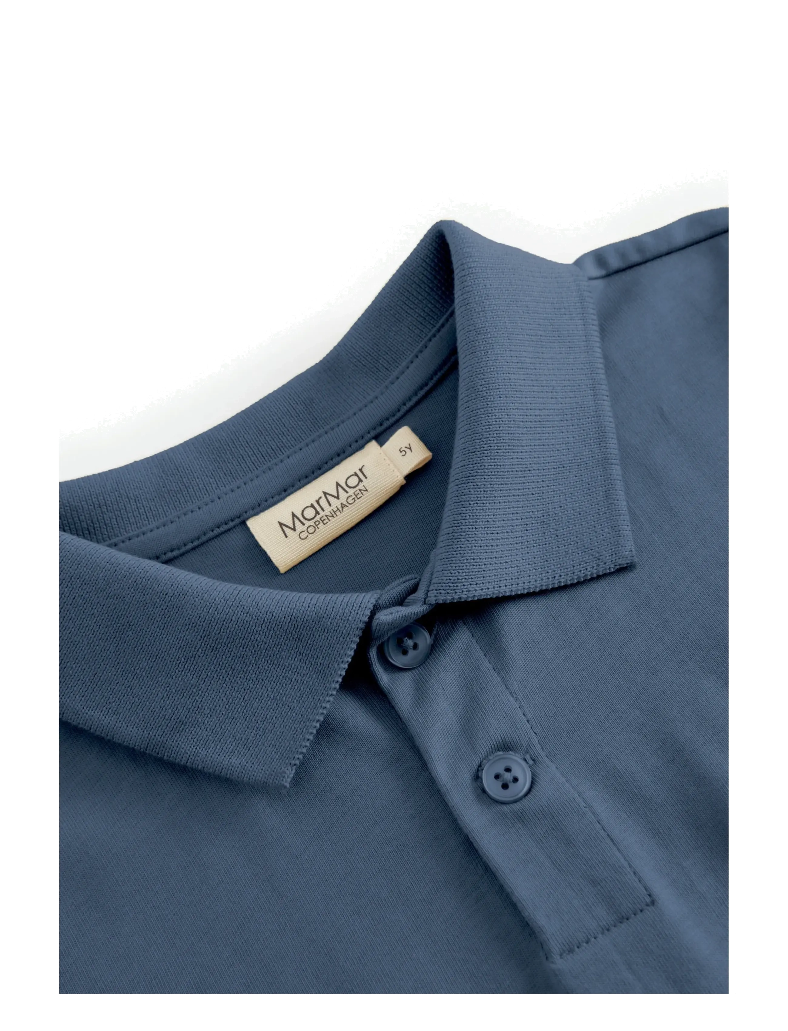 MarMar Copenhagen - Tad Polo - kurzärmelig - vintage blue - 2