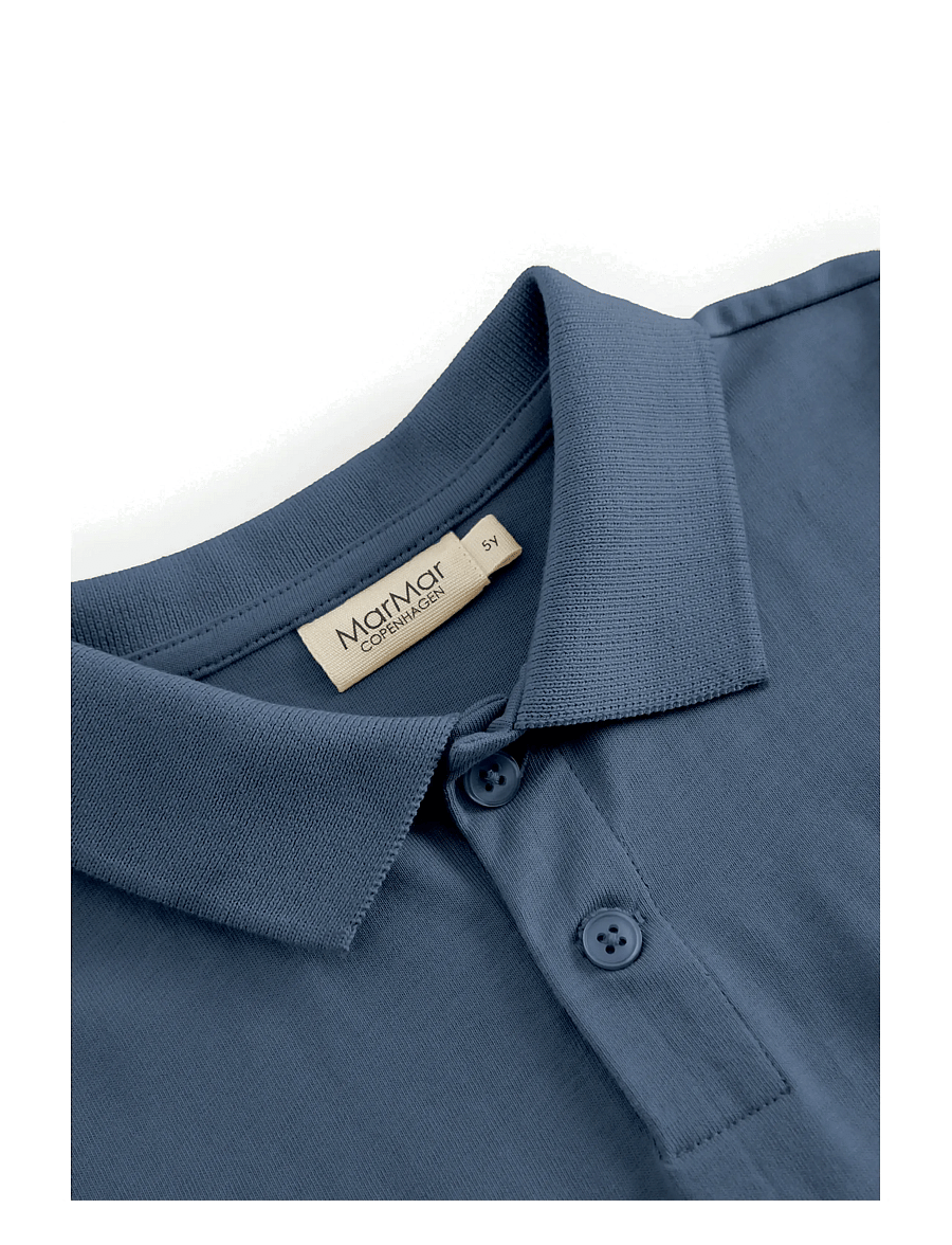 MarMar Copenhagen - Tad Polo - kurzärmelig - vintage blue - 2