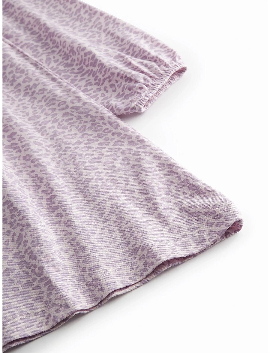 MarMar Copenhagen - Leo Dunilla - långärmade babyklänningar - lilac leo - 4