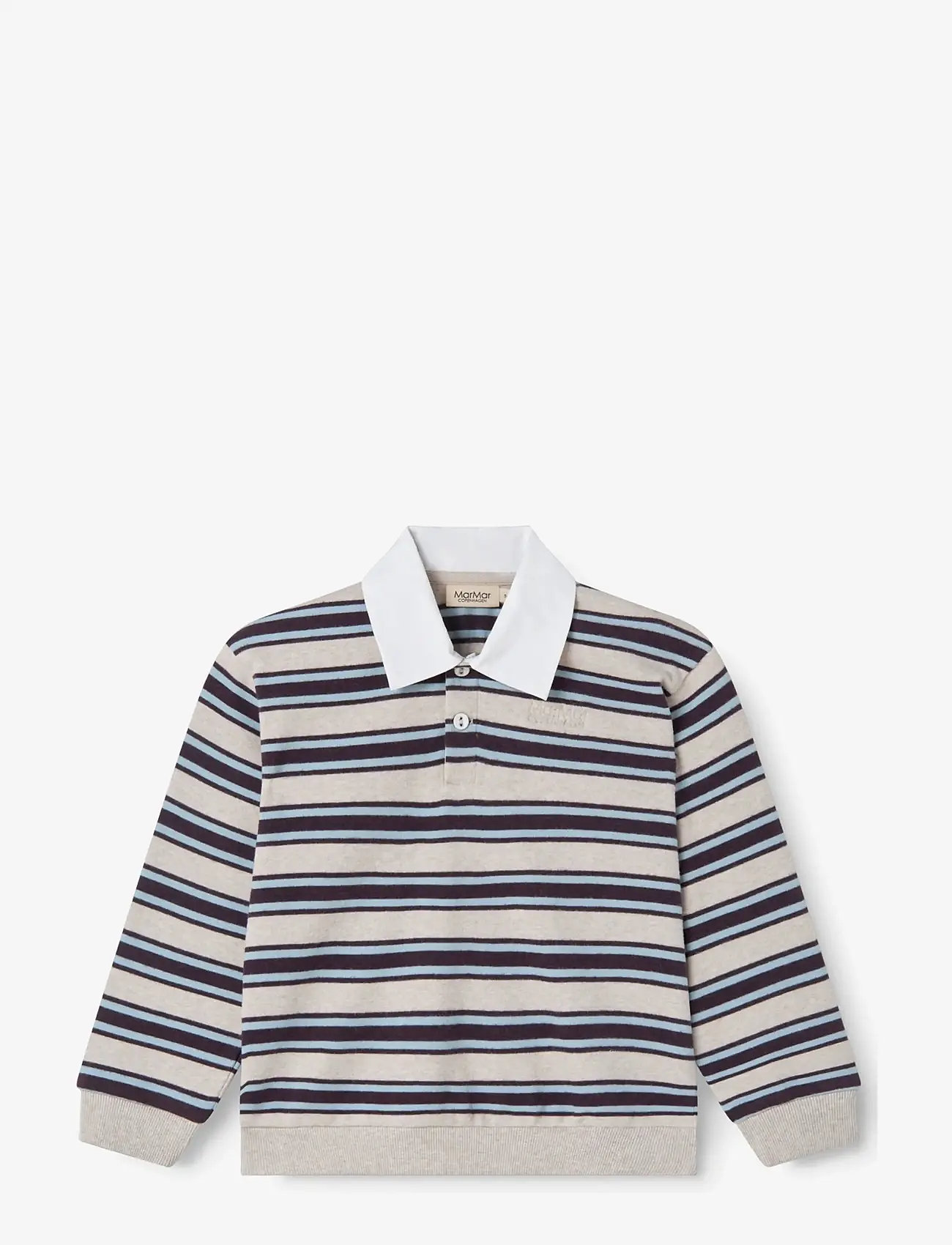 MarMar Copenhagen - Thanos Polo - long-sleeved polos - college stripe - 0