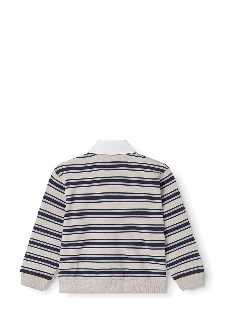 MarMar Copenhagen - Thanos Polo - lange mouwen poloshirt - college stripe - 1