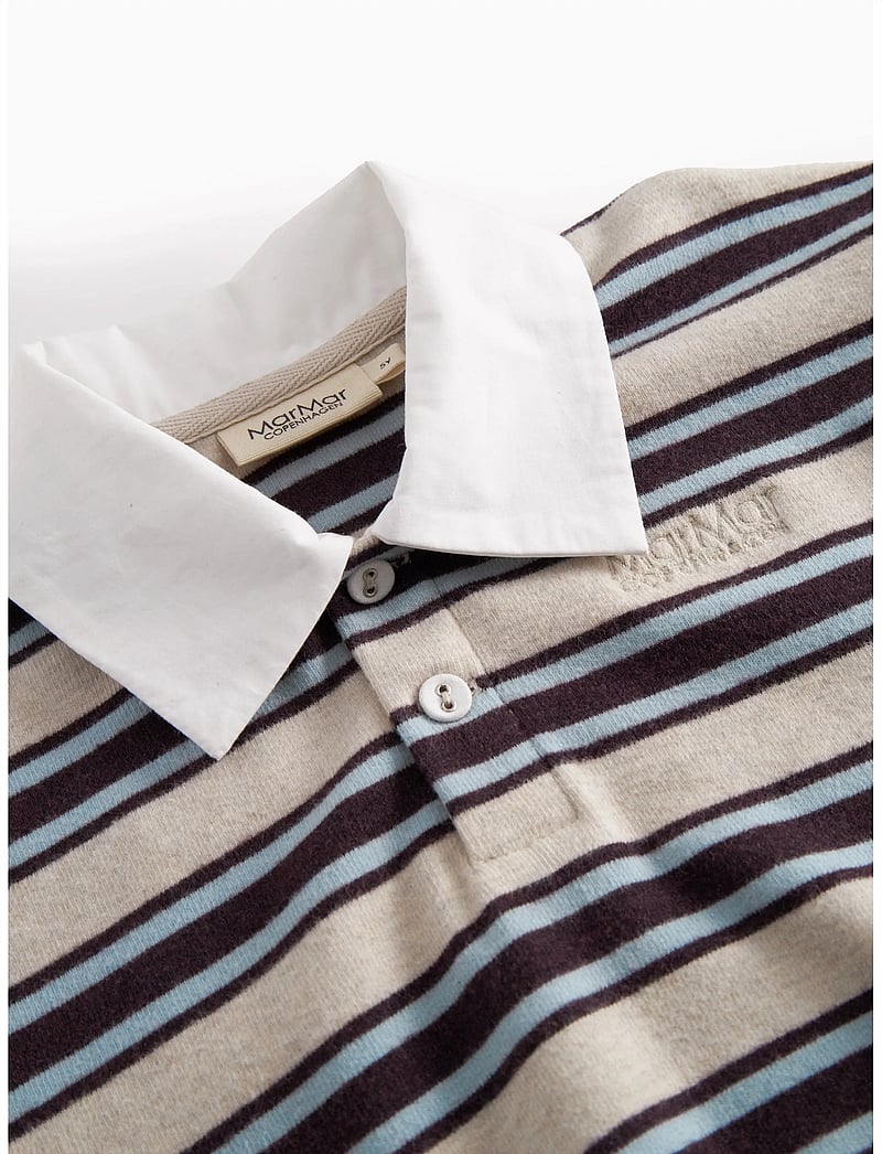 MarMar Copenhagen - Thanos Polo - langærmede poloer - college stripe - 2