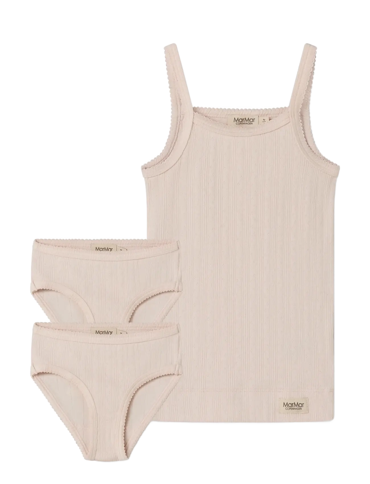 MarMar Copenhagen Underwear Set - Barn 98-134 - MISTY PINK / pink/rose